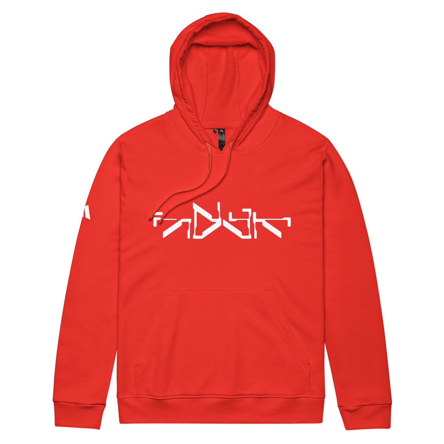 Indek Micr Logo Adidas Fleece Hoodie