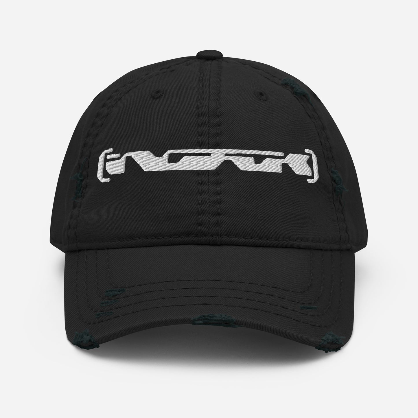 Indek Glyph Logo Distressed Dad Hat