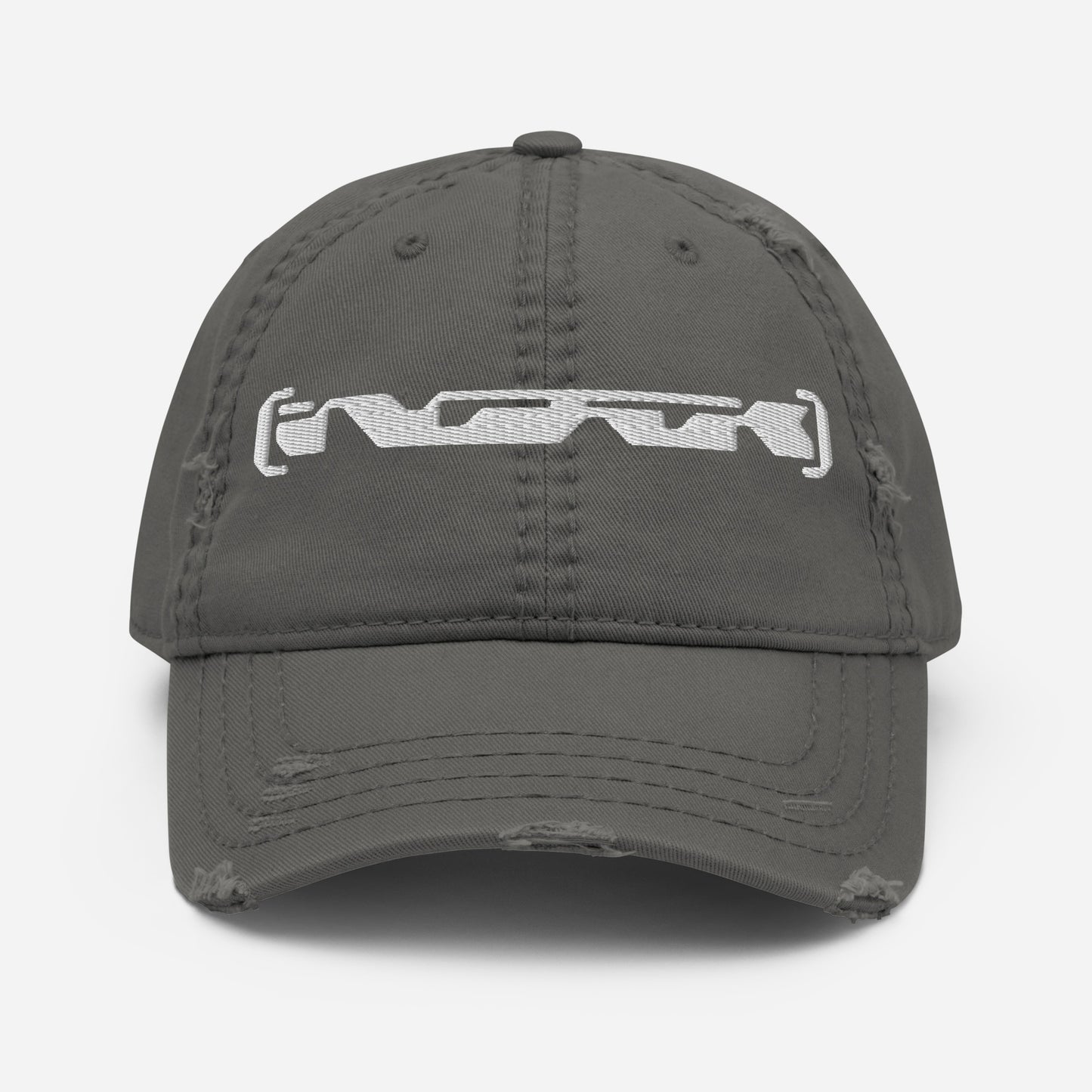 Indek Glyph Logo Distressed Dad Hat