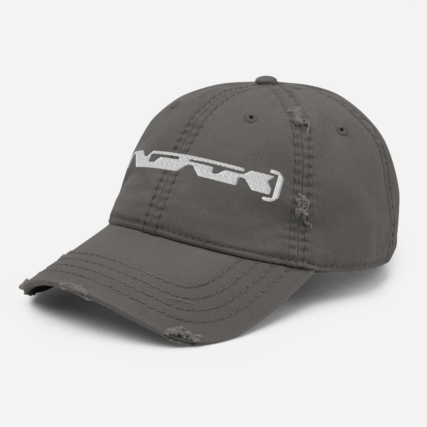 Indek Glyph Logo Distressed Dad Hat