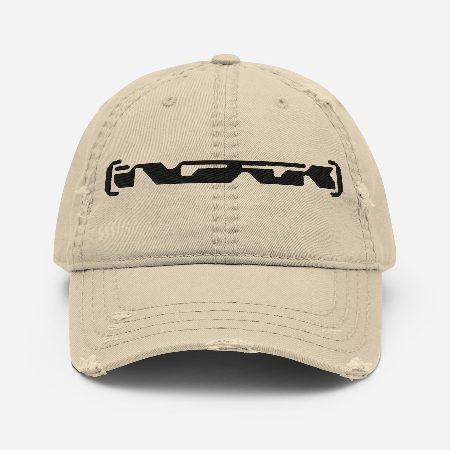 Indek Glyph Logo Distressed Dad Hat