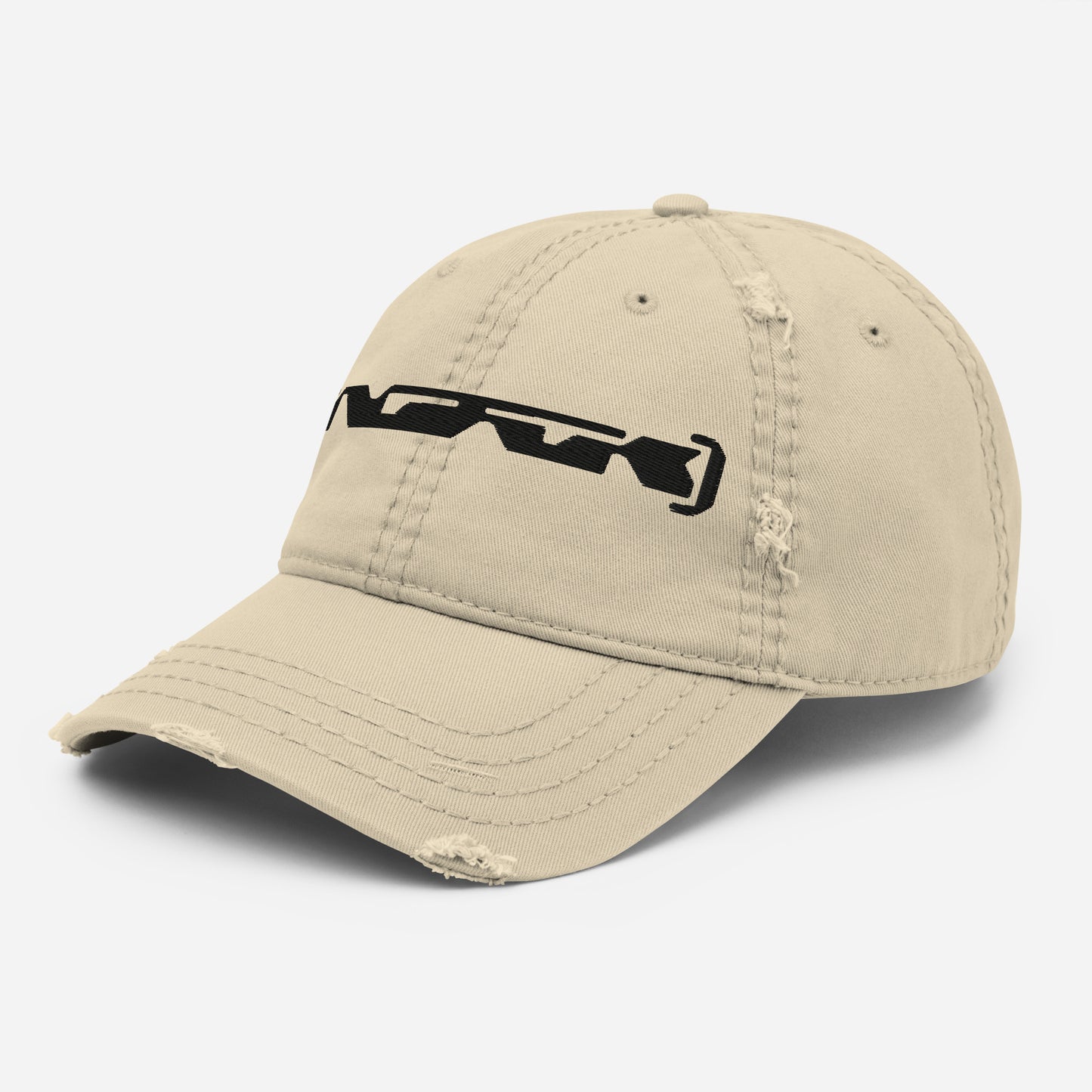 Indek Glyph Logo Distressed Dad Hat