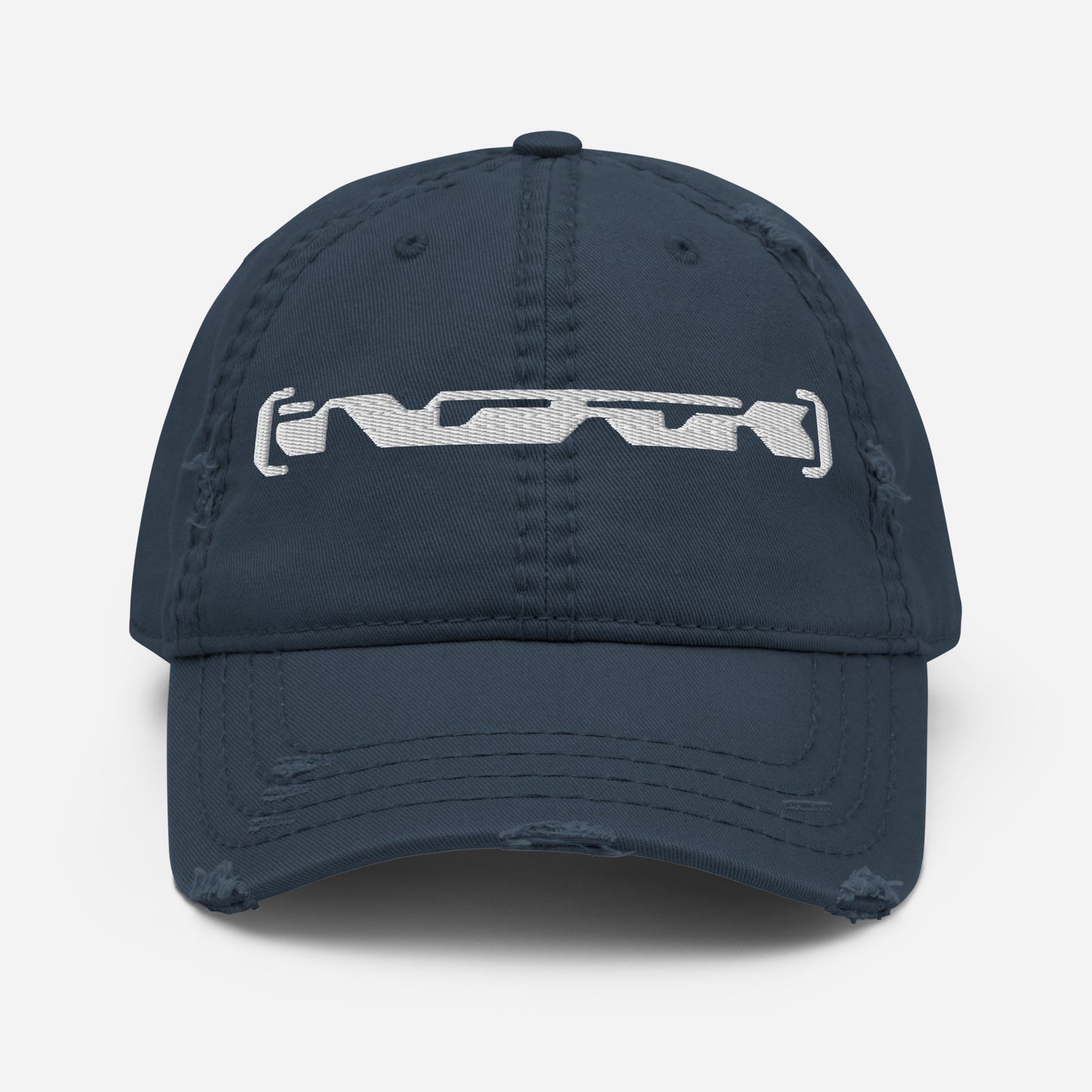 Indek Glyph Logo Distressed Dad Hat