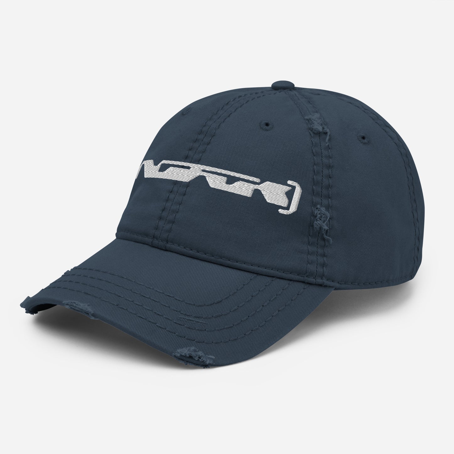 Indek Glyph Logo Distressed Dad Hat